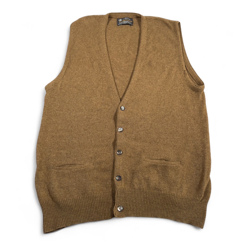 Men's Olive Wool Vest